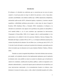 1 
Introducción 
El sobrepeso y la obesidad son condiciones que se caracterizan por un exceso de grasa 
corporal y viscer
