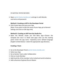 Mendix App Creation and Microflows Guide | PDF | Computers