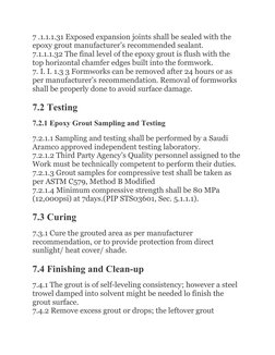 Epoxy Grouting Application Procedure | PDF | Concrete | Epoxy
