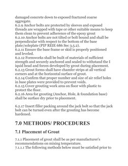 Epoxy Grouting Application Procedure | PDF | Concrete | Epoxy