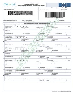 114. Nacionalidad
112. Número de identificación