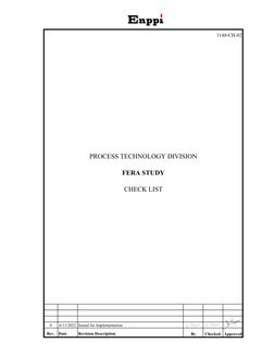 FERA Study Checklist and Methodology | PDF | Valve | Risk