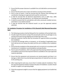 Unidirectional Installation Ducted & Wall Mounted Unit Installation Guide | PDF | Pipe (Fluid ...