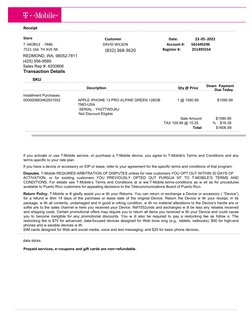 REDMOND, WA, 98052-7811 
(425) 556-9589 
Sales Rep #: 4200806 
Transaction Details  
        SKU
Installment Purchases