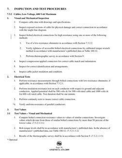 Low-Voltage Cable Inspection Procedures | PDF | Electrical Connector ...