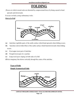 mwalimuconsultancy@gmail.com 
CONTACT MWALIMU CONSULTANCY  0746-222-000 FOR COMPLETE NOTES. 
Page | 10 
FOLDING 
-Process in