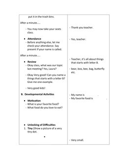 put it in the trash bins.
After a minute…..
- You may now take your seats 
class.

Attendance
- Before anything else, let me