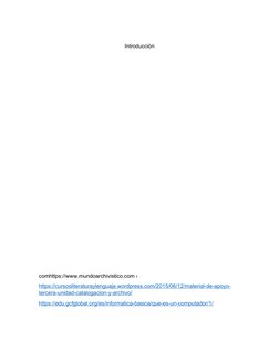 Introducción 
comhttps://www.mundoarchivistico.com ›
https://cursosliteraturaylenguaje.wordpress.com/2015/06/12/material-de-a