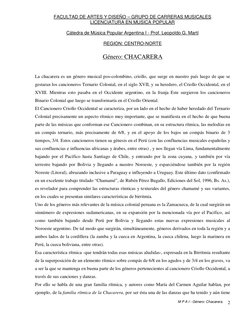 M P A I - Género: Chacarera. 2
FACULTAD DE ARTES Y DISEÑO – GRUPO DE CARRERAS MUSICALES 
LICENCIATURA EN MUSICA POPULAR 
 
Cá
