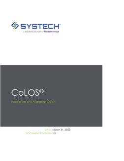 Colos Application CoLOS Installation and Migration Guide | PDF | Ip Address | I Pv6