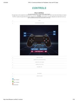 FIFA 21 PS4 Controls Guide | PDF | Play Station | Xbox