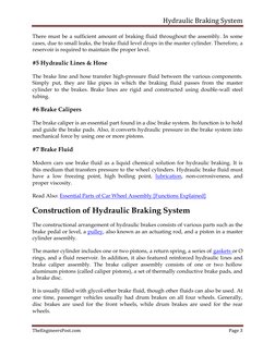 Overview of Hydraulic Brake Systems | PDF