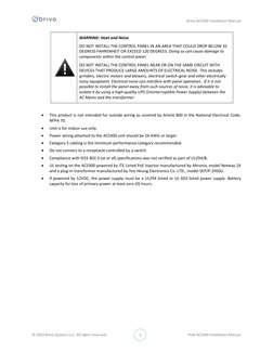 Brivo Acs300 Control Panel Installation Manual | PDF | Computers ...