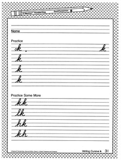 D'Nealian Handwriting Practice Book | PDF