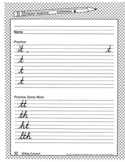 D'Nealian Handwriting Practice Book | PDF