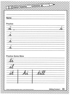 D'Nealian Handwriting Practice Book | PDF