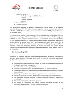 Norma API 2350: Prevención de Sobrellenado | PDF