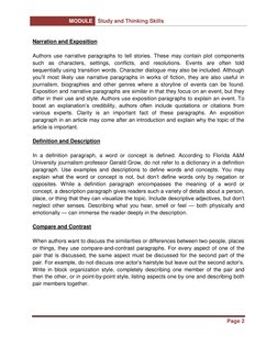 Paragraph Development Methods Explained | PDF | Essays | Narrative