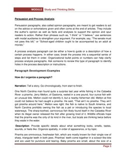 Paragraph Development Methods Explained | PDF | Essays | Narrative