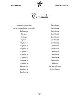 Bailey Nicole
 
Worthless Boys 
 
 
6 
 
Contenido 
 
Lista de reproducción 
Advertencia sobre el contenido 
Dedicatoria 
Sin
