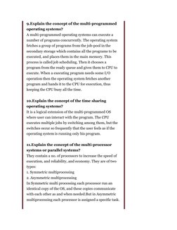 OS Lab Viva Questions and Answers | PDF | Thread (Computing ...