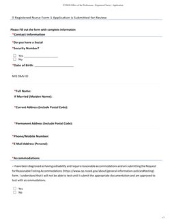 NYSED RN Application Form 1 Guide | PDF | National Council Licensure ...