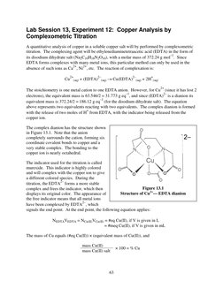 Copper Analysis With EDTA | PDF | Ethylenediaminetetraacetic Acid ...