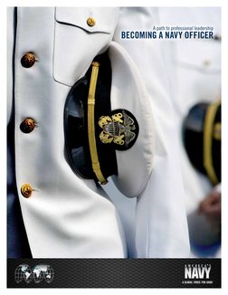  A path to professional leadership
BECOMING A NAVY OFFICER
