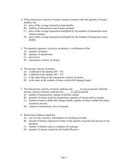 Mankiw Macroeconomics 9th Edition Test Bank | PDF