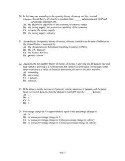 Mankiw Macroeconomics 9th Edition Test Bank | PDF