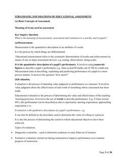Educational Assessment Methods Overview | PDF
