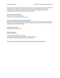 NIST Cybersecurity Framework 2 | PDF | Computers