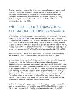 Instructor Loads Example Guidelines on 6-Hour Teaching Load | PDF