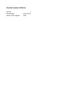 Free Template Authorisation Matrix | PDF | Computers