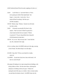 (IAGO unburied himself from the sand, coughing as he does so.)
IAGO:       I can't believe it.  I just don't believe it. We'r