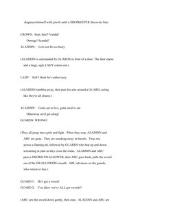 disguises himself with jewels until a SHOPKEEPER discovers him.
CROWD:  Stop, thief! Vandal!
        Outrage! Scandal!
A