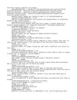 Alex's Mobs Configuration Settings | PDF | Minecraft | Organisms