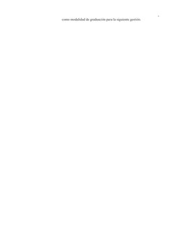 3
como modalidad de graduación para la siguiente gestión.
