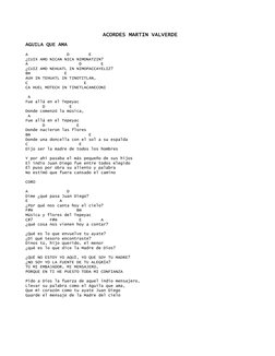 ACORDES MARTIN VALVERDE 
 
AGUILA QUE AMA 
 
A                D        E 
¿CUIX AMO NICAN NICA NIMONATZIN? 
A