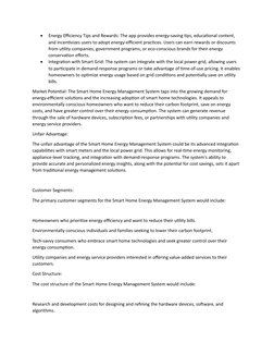 
Energy Efficiency Tips and Rewards: The app provides energy-saving tips, educational content, 
and incentivizes users to ad