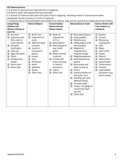 ECERS-3 Materials Checklist Guide | PDF