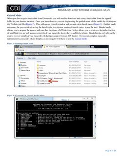 Patrick Leahy Center for Digital Investigation (LCDI) 
 
 
 
Page 6 of 20 
Guided Mode 
When you first acquire the toolkit fr