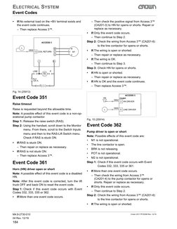 ELECTRICAL SYSTEM
184
M4.8-2730-010
04 Rev. 12/19
Event Codes
•
If:No external load on the +BV terminal exists and
the eve