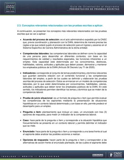 Guía de Pruebas Escritas DIAN 2022 | PDF | Hoja de cálculo | Planificación