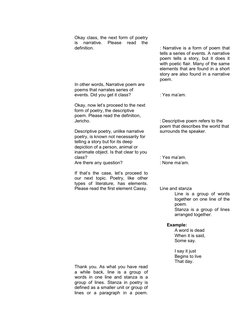 Grade 8 Poetry Lesson Plan Overview | PDF | Poetry | Lyric Poetry