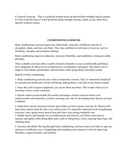 4. General warm up. - This is a good all-around warm up that includes multiple muscle groups. 
It’s best to do this type of w