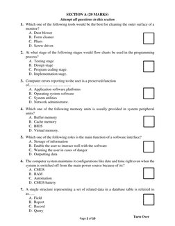 2023 Computer Studies Mock Exam Paper | PDF | Software | Operating System