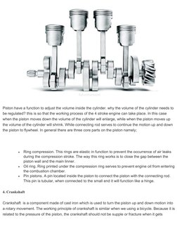 Main Parts of Diesel Engine Explained | PDF | Piston | Internal ...