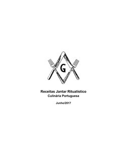  
 
 
 
 
 
 
 
 
 
Receitas Jantar Ritualístico 
Culinária Portuguesa 
 
Junho/2017 
 
 
 
