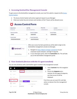 SentinelOne User Guide Overview | PDF